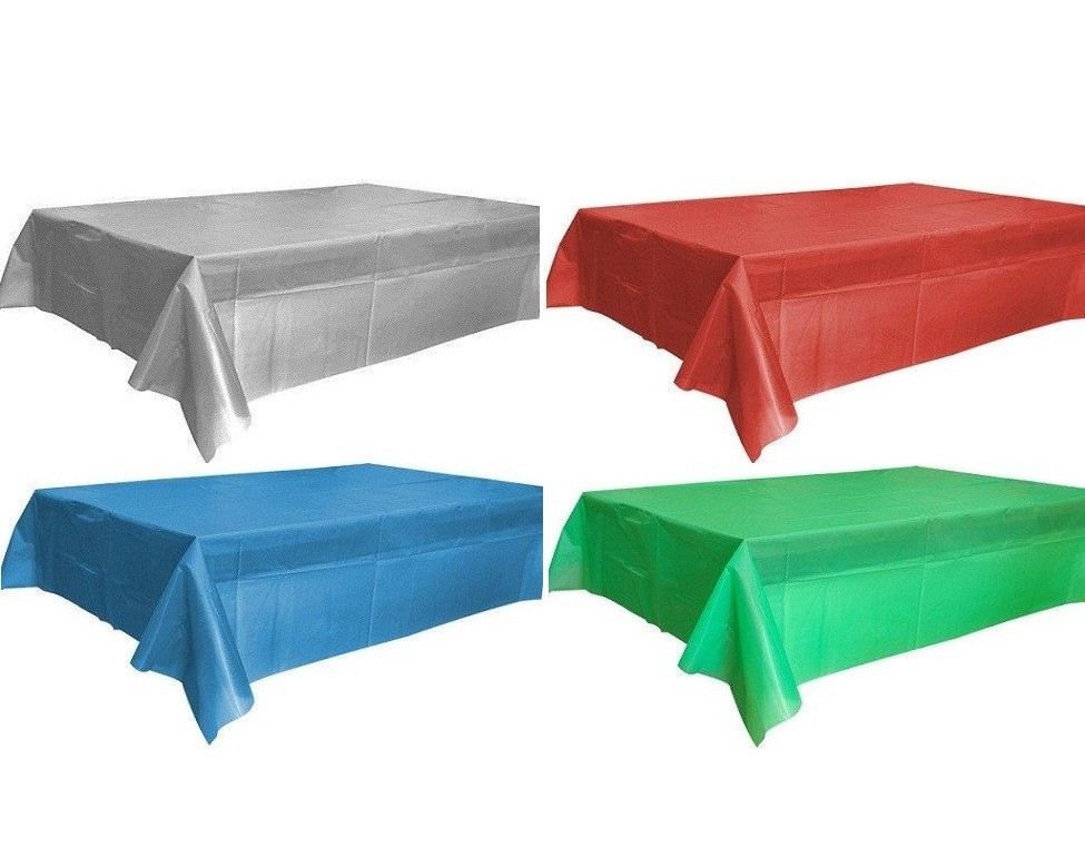 Скатертина 120*200 одноразова поліетиленова, фото 1