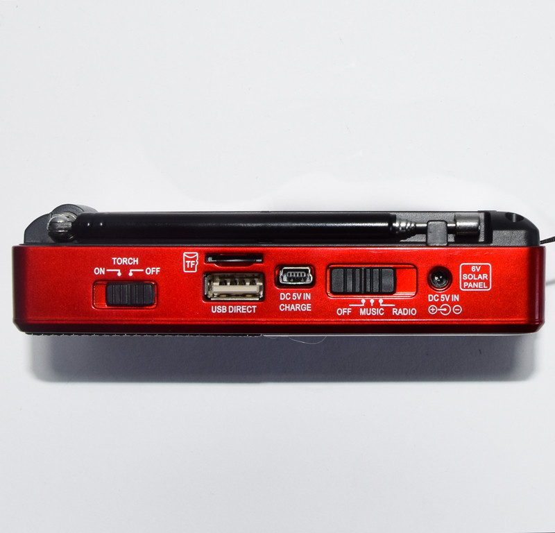 Радиоприемник с MP3 плеером от флешки, Golon RX-2277, Красный, c USB + Micro SD и аккумулятором (TO) - фото 4 - id-p1498953148