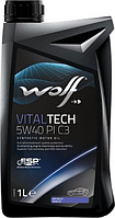 Моторное масло Wolf Oil Vitaltech PI C3 5w40 1л
