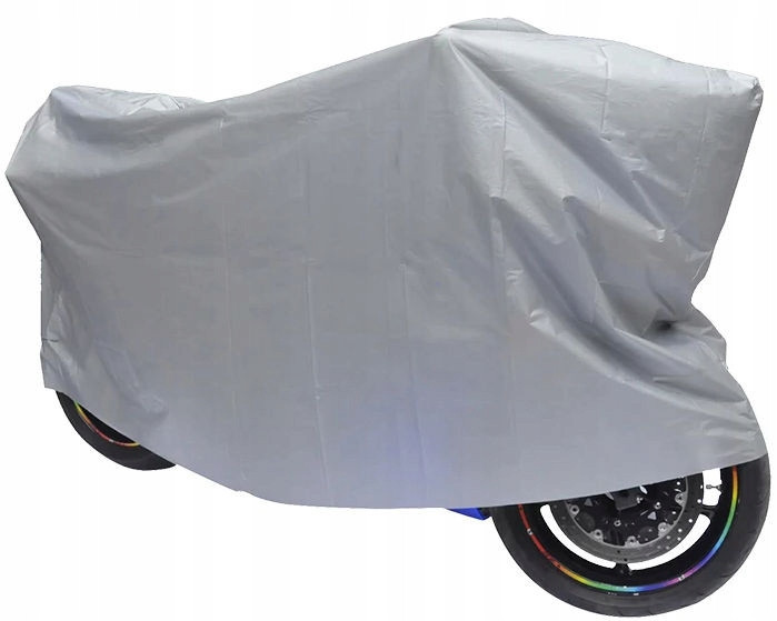 Чехол на скутер Серый, накидка на велосипед и тент для мотоцикла QW 015 - размер M (120х210 см) (GK) - фото 2 - id-p1474924692