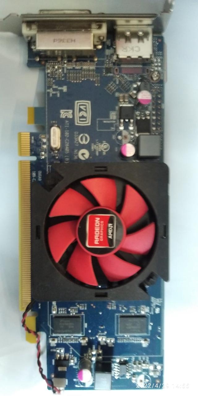 Низькопрофільна відеокарта ATI Radeon HD 7470 (DVI+Display Port) 1GB PCIe Card GPU Графічна карта