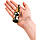 Анальний корок Gold anal plug Toyfa black round-shaped, фото 6