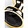 Анальний корок Gold anal plug Toyfa black round-shaped, фото 8