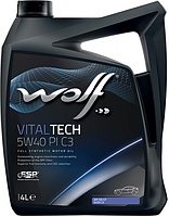 Моторное масло Wolf Oil Vitaltech PI C3 5w40 4л