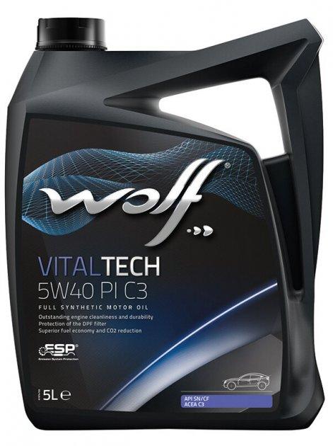 Моторна олива Wolf Oil Vitaltech PI C3 5w40 5 л
