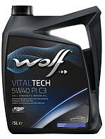 Моторное масло Wolf Oil Vitaltech PI C3 5w40 5л