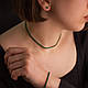 Комплект Xuping Чокер, браслет і сережки-цвяшки, рідин (370330.2(2)), фото 2