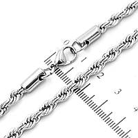 Ланцюжок родоване покриття, сталь, плетіння корд