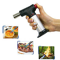 Кулинарная горелка фломбер Multi-Function Lighter QL-016 Серая газовая горелка с автоматическим поджигом (NV)