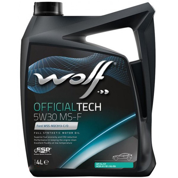 Моторна олива Wolf Oil Officsaltech MS-F 5w30 4 л