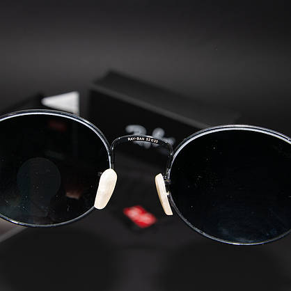 Сонцезахисні окуляри RAY BAN Oval carbon series (арт. RB3547) чорні, фото 6
