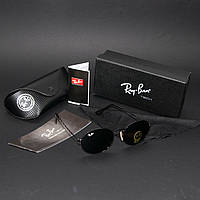 Солнцезащитные очки RAY BAN Oval carbon series (арт. RB3547) черные