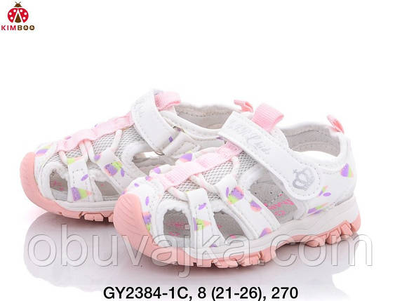 Літнє взуття оптом Сандалії для дівчинки від виробника Kimboo (рр 21-26), фото 2