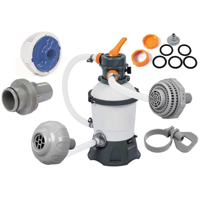 Песочный фильтр насос Bestway 58515, 3028л/час, 8.5 кг - фото 9 - id-p1610014575