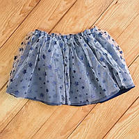 Фатинова спідниця для дівчинки, зріст 80, колір синій