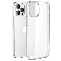 Силиконовый Чехол на iPhone 13 Pro Max 6.7" HOCO Light series TPU case Прозрачный