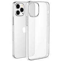 Силиконовый Чехол на iPhone 12 Pro Max 6.7" HOCO Light series TPU case Прозрачный