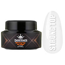 Екстра стійкий топ Strong top No Wipe Дизайнер Професіонал Без липкого шару. У банці,30 мл.