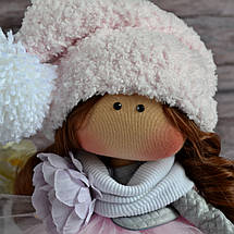 Текстильна лялька ручної роботи - Лялька з тканини- Авторська лялька - Лялька тільда, фото 3