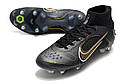 Eur39-45 Бутси Nike Mercurial Shadow Superfly 8 Elite SG чорні Найк 14 футбольні, фото 5