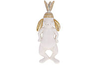 Кролик в золотой шапке. Сувенир символ года 2023 из полистоуна