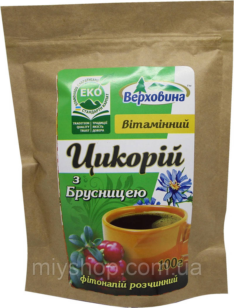 Цикорій з брусницею 100гр, фото 1