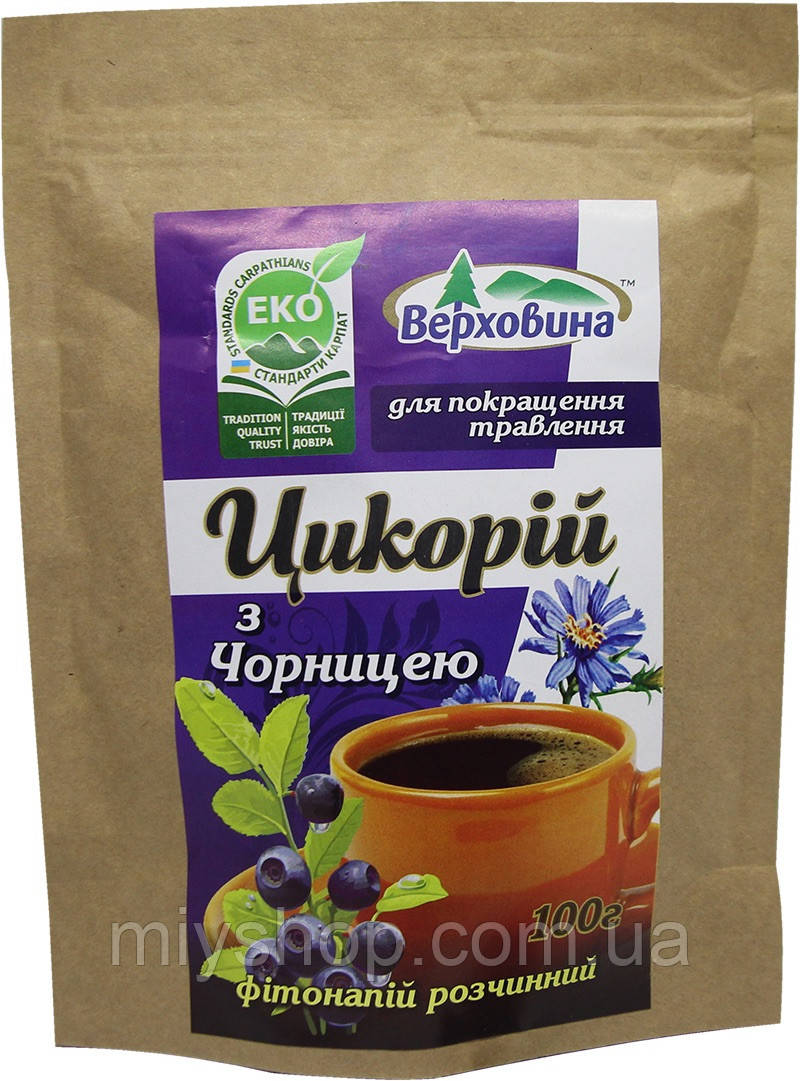 Цикорій з чорницею 100гр, фото 1