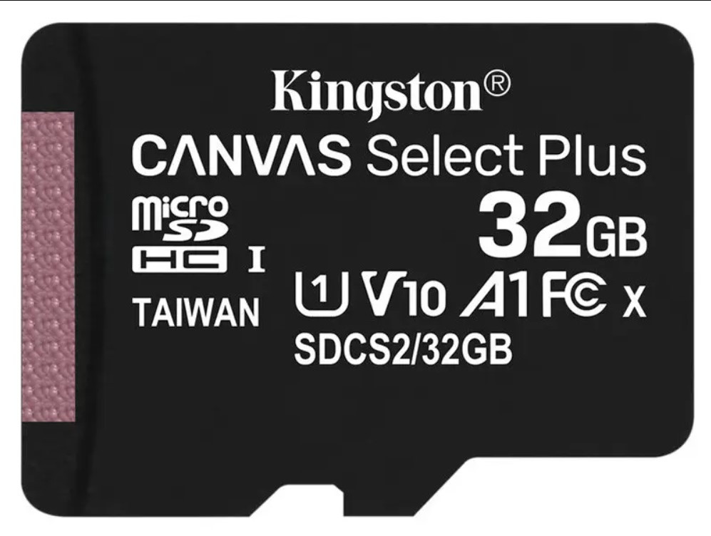 Картка пам'яті Kingston 32 Гб Canvas Select Plus microSD