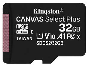 Картка пам'яті Kingston 32 Гб Canvas Select Plus microSD