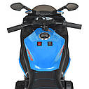 Дитячий мотоцикл Bambi BMW на акумуляторі синій, фото 3