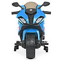 Дитячий мотоцикл Bambi BMW на акумуляторі синій, фото 4