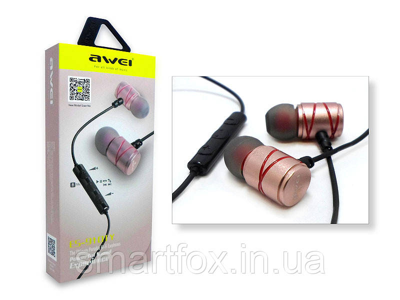 Наушники вакуумные с микрофоном AWEI ES-910TY