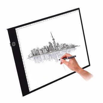 Световой планшет Tenwin формат А2  (LED Light Pad) для рисования и копирования