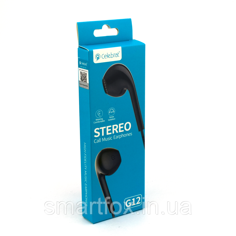 Навушники вакуумні з мікрофоном Celebrat G12