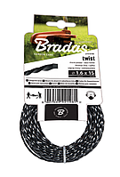 Ліска для тримера кручена TWIST 2,0мм х 15м, 
ZTS2015K