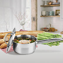 Ківш із кришкою Maestro MR-3511-14S 1 л 14 см ID 1463667, фото 2