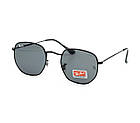 Окуляри Ray Ban Hexagonal чорні, фото 2