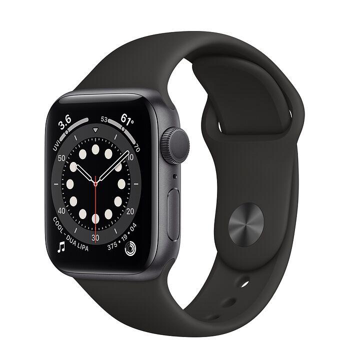 Смарт-годинник Apple Watch Series 6 GPS 44 mm Space Gray Aluminum Case w. Black Sport B. (M00H3)