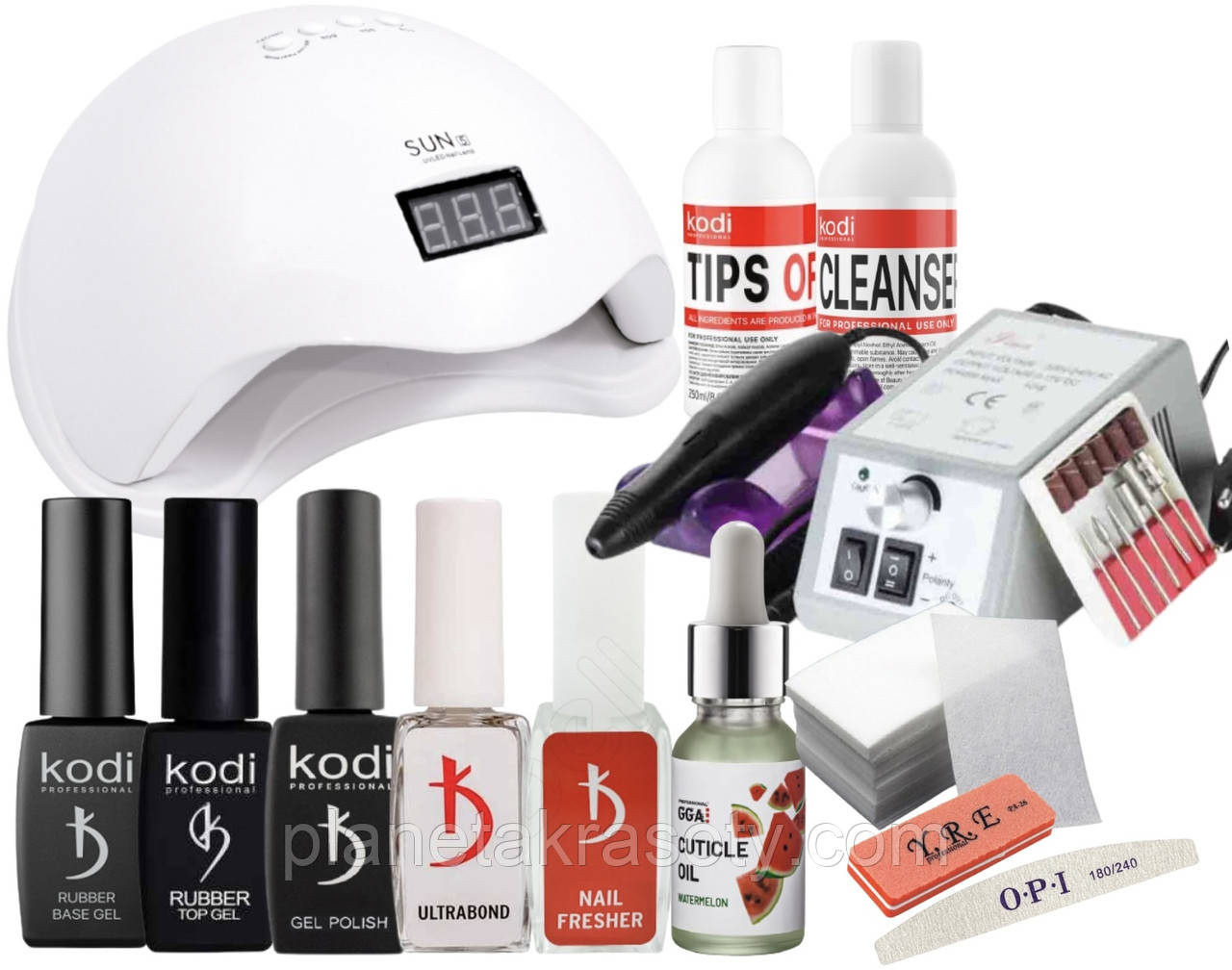 Стартовий набір Kodi з лампою SUN і фрезерують Lina 2000, фото 1