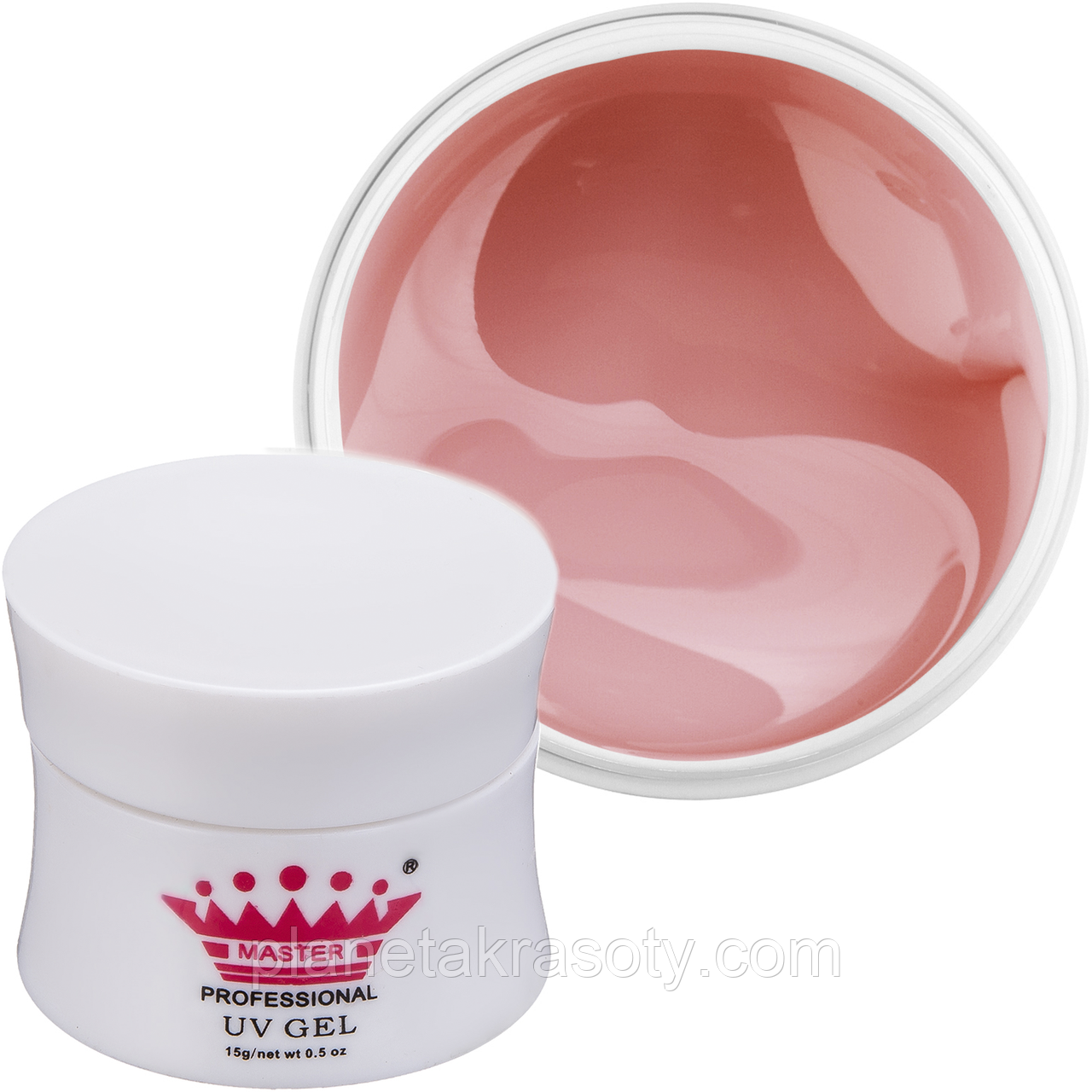 Моделюючий гель Master Professional LIGHT PINK, 30 г світло-рожевий, фото 1