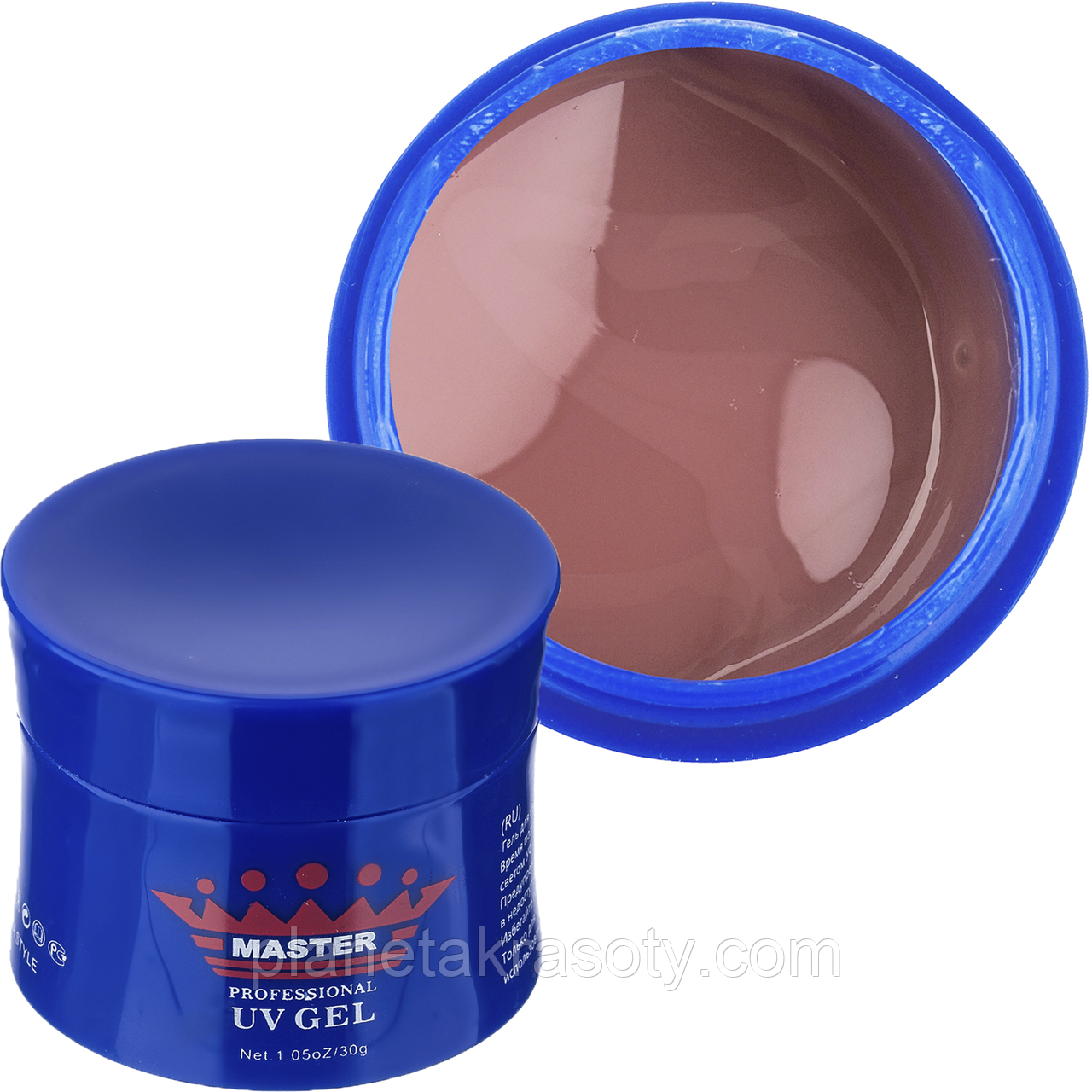Гель Master Professional однофазний 30 г YELLOWISH середньої консистенції бежевий, фото 1