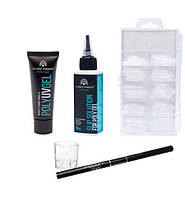 Набір полигеля (poly gel) Global c Slip solution на 60 мл.