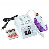Стартовий набір для манікюру лампою SUN 5, Фрезерер Lina 20000, фото 4