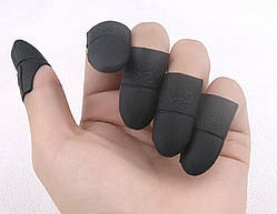 Напальчники для зняття гель-лаку силіконові, 10 шт