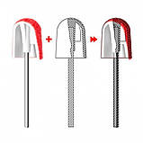 Насадка композитна червона груба 40 грит 127R, фото 3