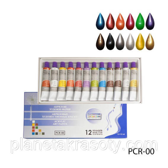 Набір акрилових фарб LADY VICTORY, фото 1