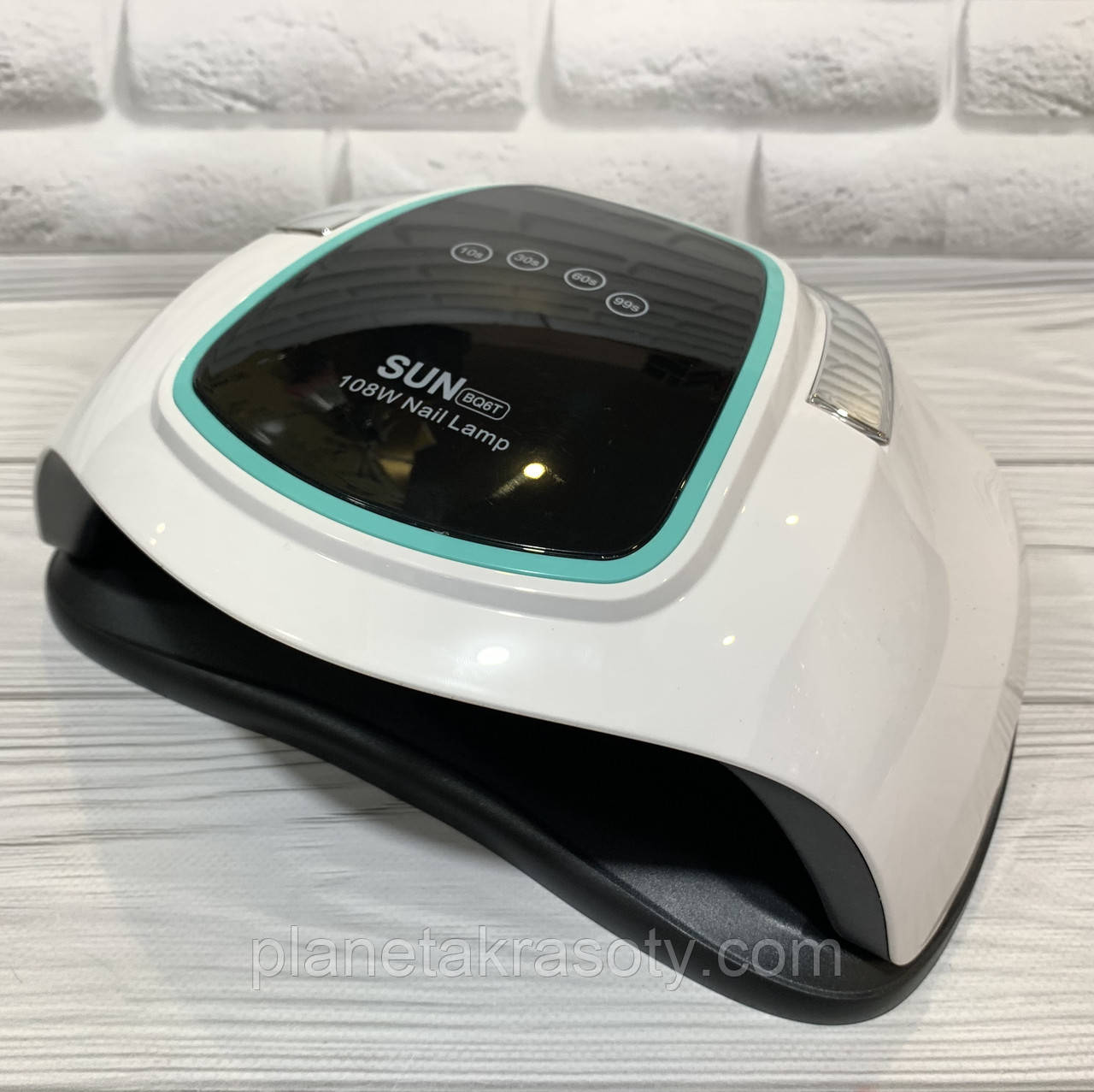 Лампа для манікюру UV+LED SUN BQ-6T 108 Вт White з ручкою, фото 1