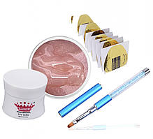 Стартовий набір для нарощування нігтів гелем MASTER PROFESSIONAL