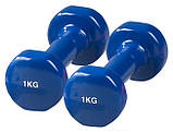 Гантелі вінілові Profi 1 кг., фото 2