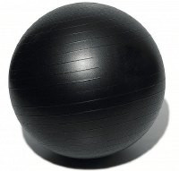 Мяч для фитнеса GYM BALL, матовый. d - 75 см ЧЕРНЫЙ